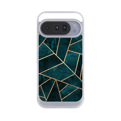 Google Pixel 10 Pro NIVOcore Tief Blaugrün Stein Gold Druck