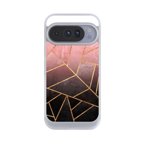 Google Pixel 10 Pro NIVOcore Imprimé Pierre Or Rose Et Noir