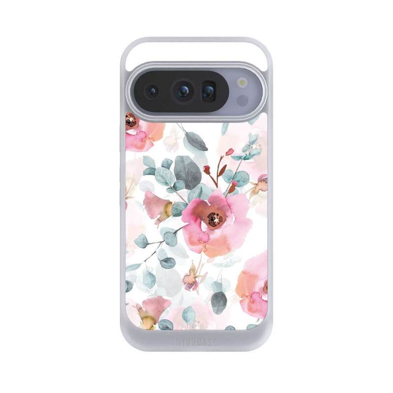 Pixel 10 Pro NIVOcore Watercolour Flower Wallpaper