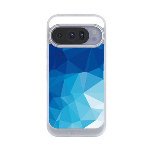 Google Pixel 10 Pro NIVOcore Mosaïque Polygonale Bleue