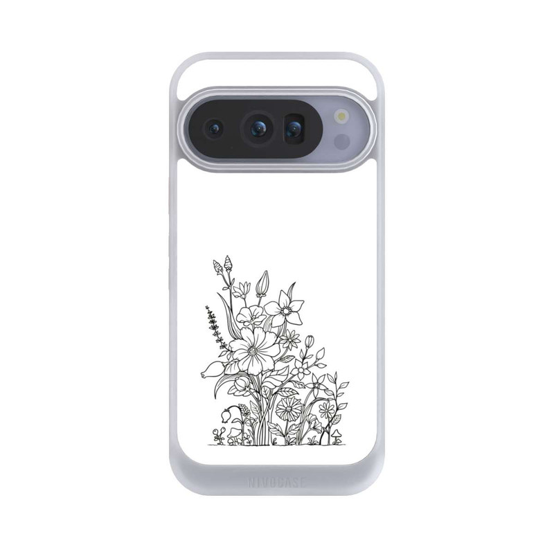 Pixel 10 Pro NIVOcore Flowers Line Art