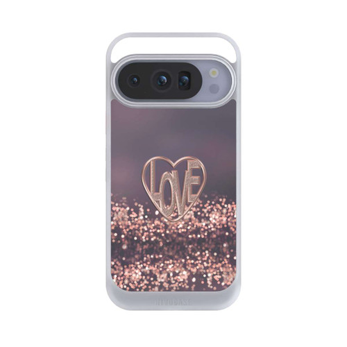 Google Pixel 10 Pro NIVOcore LOVE Rose Pailleté