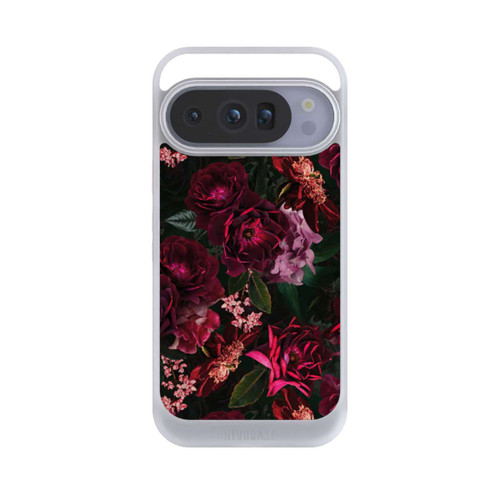 Google Pixel 10 Pro NIVOcore Dunkle romantische Vintage Rosen und Pfingstrosen