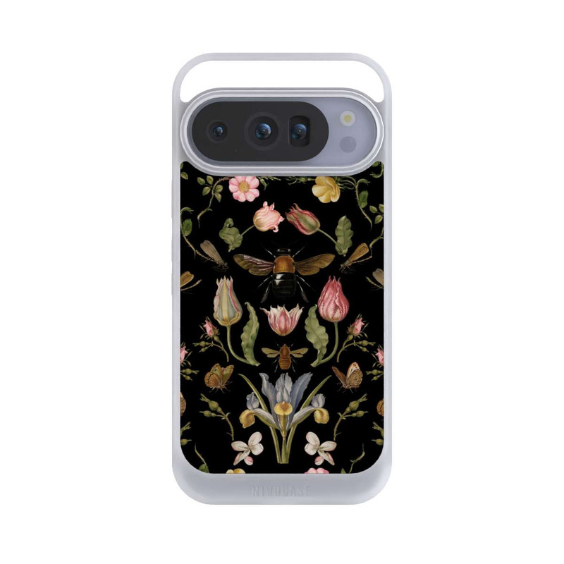 Pixel 10 Pro NIVOcore Wildblumen und Biene Schwarz
