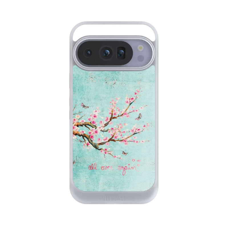Pixel 10 Pro NIVOcore Cherry Blossom Tree Pattern Blue