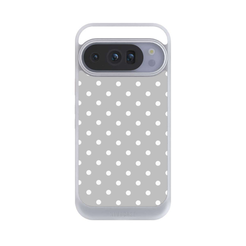 Pixel 10 Pro NIVOcore Polka Dots Grau