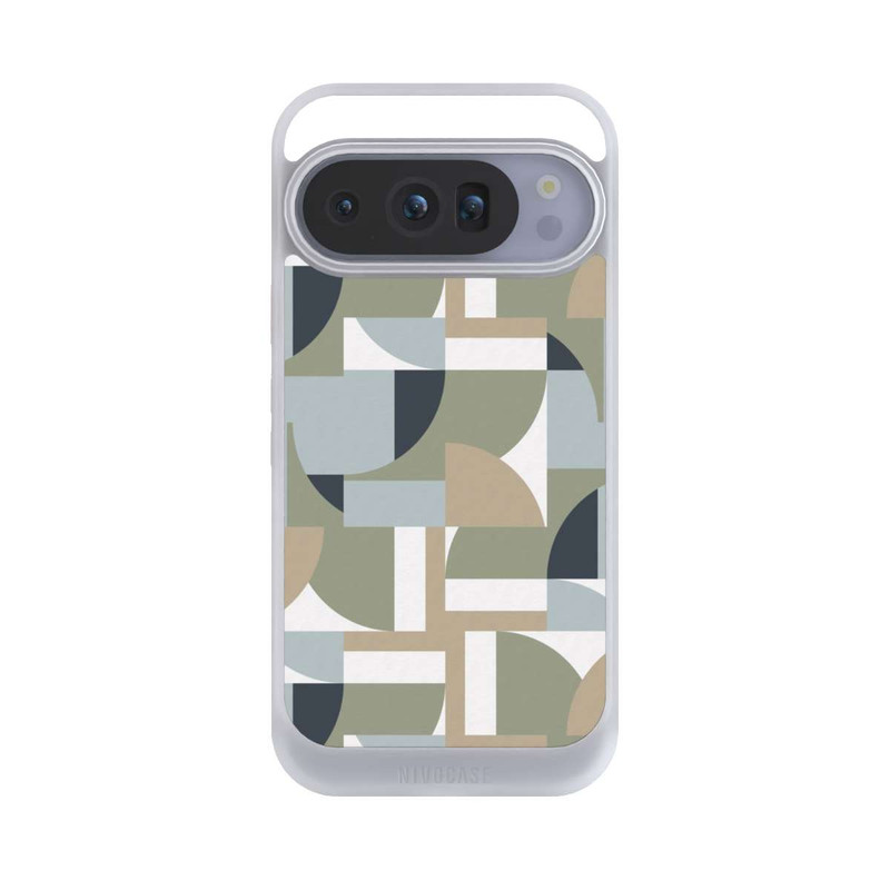 Pixel 10 Pro NIVOcore Futuristische Bauhaus Polygone Beige