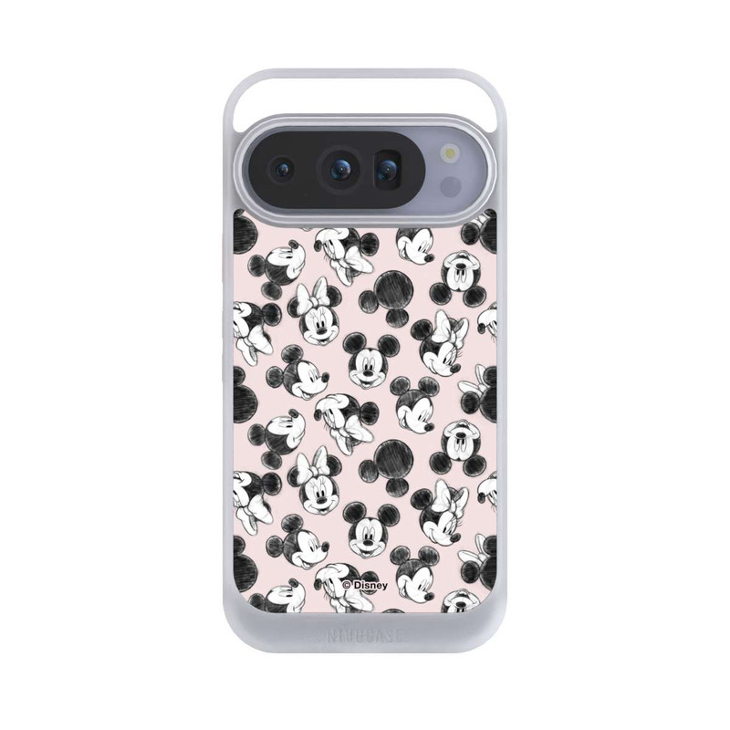 Pixel 10 Pro NIVOcore Minnie & Mickey aux multiples visages rose