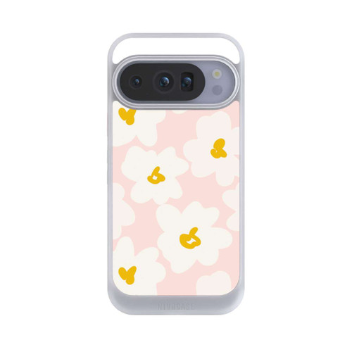 Google Pixel 10 Pro NIVOcore Retro Flower Wall Daisy Apricot