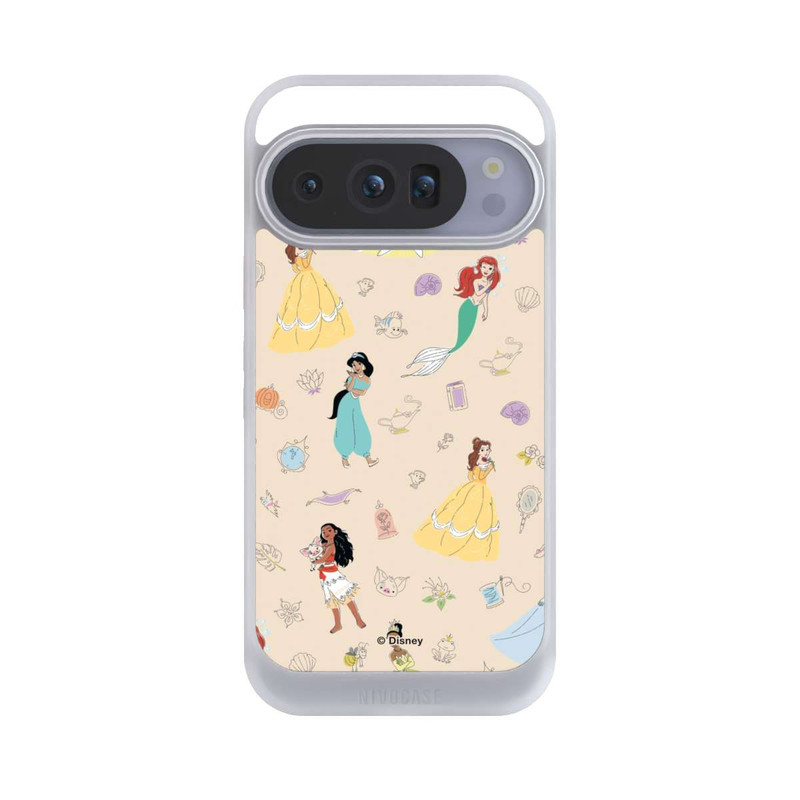 Pixel 10 Pro NIVOcore Princess Pattern Beige Disney Princess
