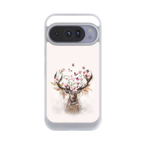 Google Pixel 10 Pro NIVOcore Hirsch Blumen Geweih