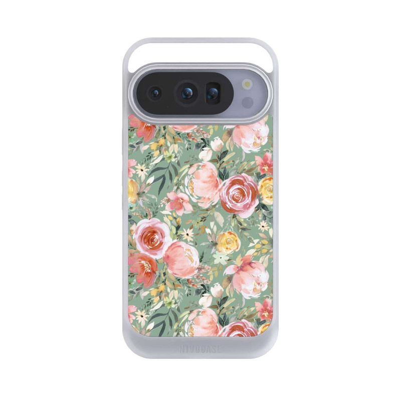 Pixel 10 Pro NIVOcore Bouquet de Pivoines Pastelles