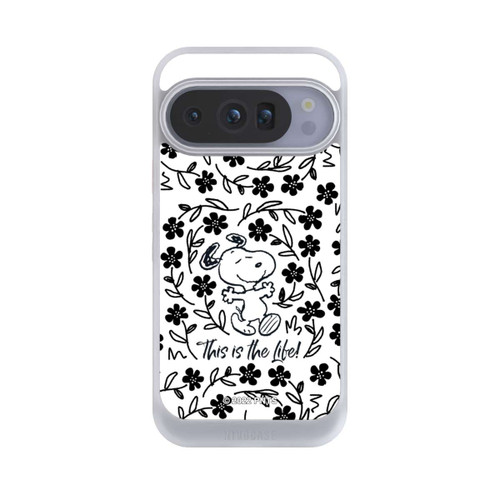 Google Pixel 10 Pro NIVOcore Snoopy schwarz und weiß This Is The Life