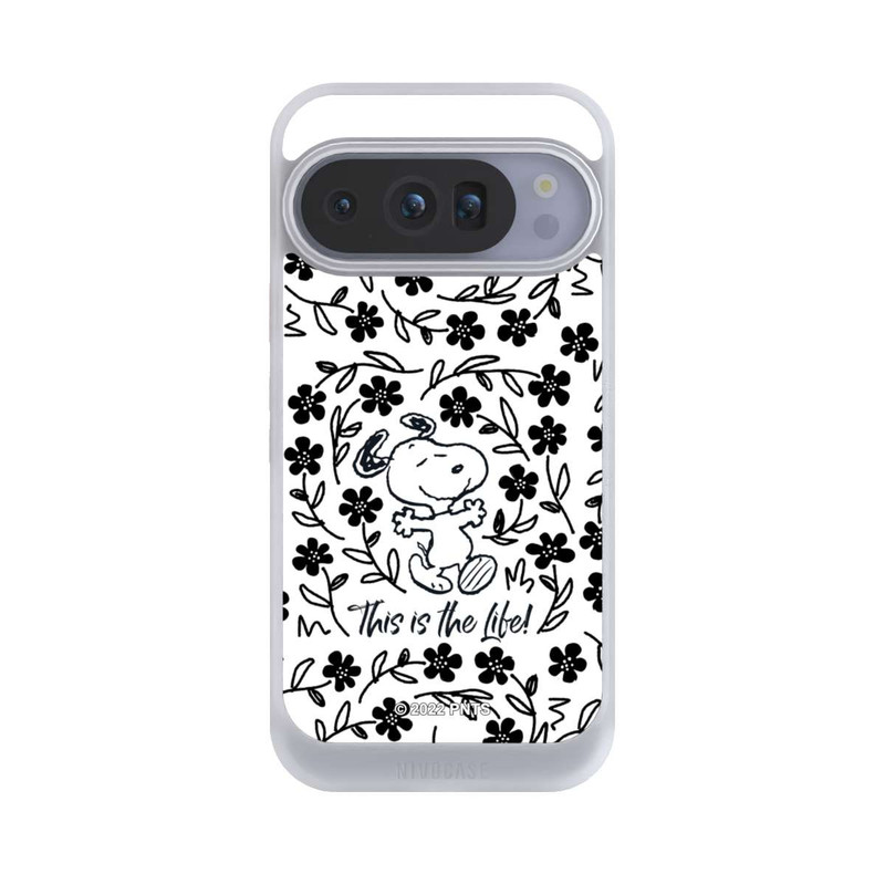 Pixel 10 Pro NIVOcore Snoopy schwarz und weiß This Is The Life