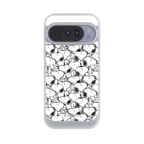 Google Pixel 10 Pro NIVOcore Snoopy Muster Schwarz und Weiß