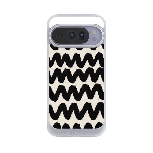 Google Pixel 10 Pro NIVOcore Vagues Noires Pattern