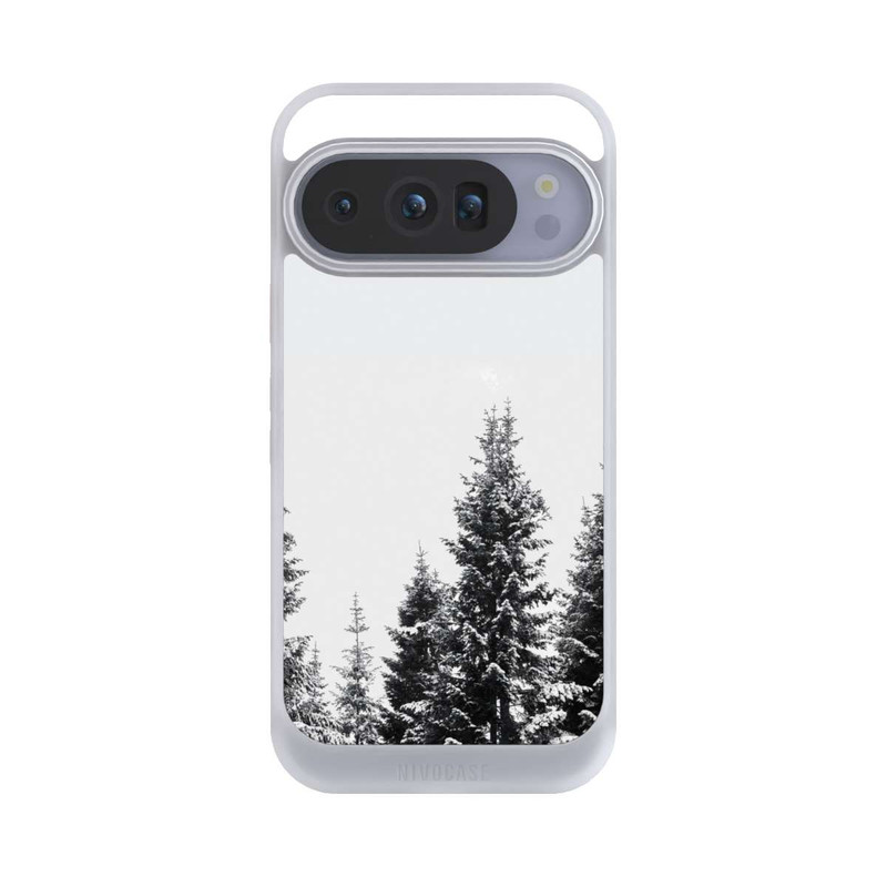 Pixel 10 Pro NIVOcore Arbres couverts de neige