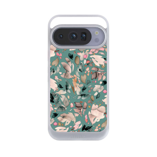 Google Pixel 10 Pro NIVOcore Abstrakte Blumenblätter grün
