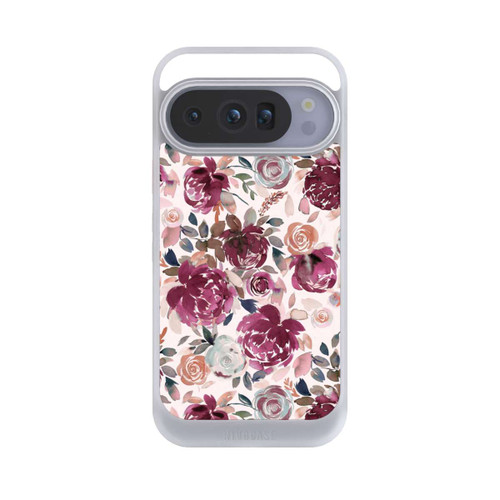 Google Pixel 10 Pro NIVOcore Herbstpfingstrosen und Rosen in Rosa