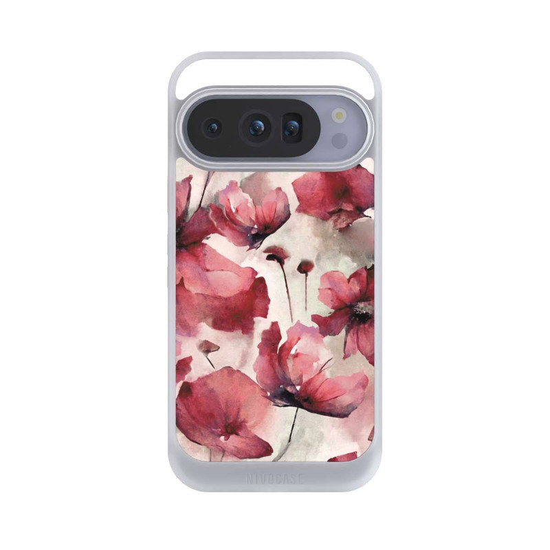 Pixel 10 Pro NIVOcore Wilde Mohnblumen Aquarell mit KI