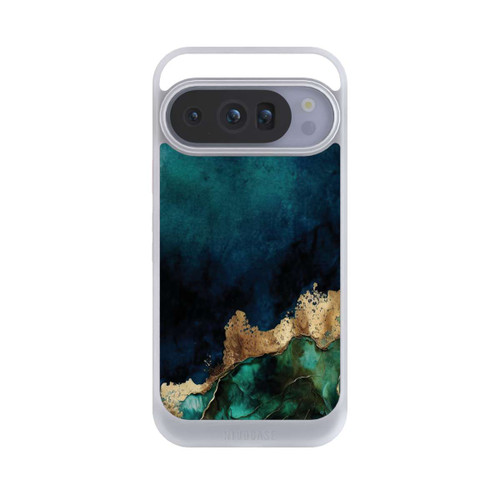 Google Pixel 10 Pro NIVOcore Petrolblau mit Gold