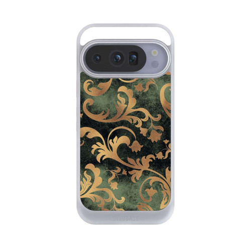 Google Pixel 10 Pro NIVOcore Damask Wallpaper Dark Green