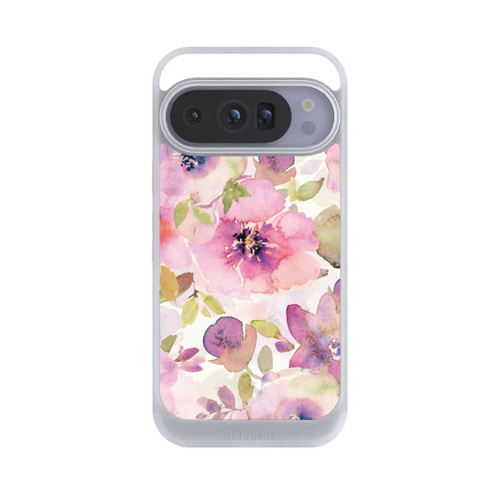 Google Pixel 10 Pro NIVOcore Tapete mit rosa Blumen