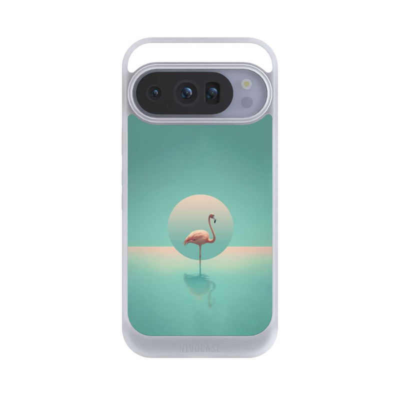 Pixel 10 Pro NIVOcore Flamant dans la piscine