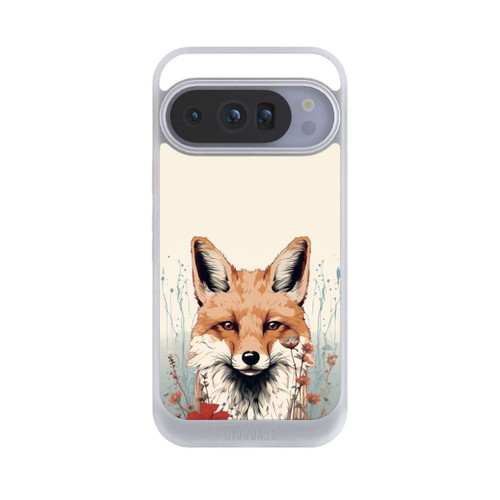 Google Pixel 10 Pro NIVOcore Renard avec des fleurs