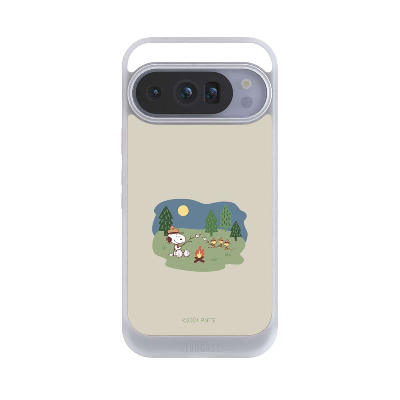 Pixel 10 Pro NIVOcore Snoopy Lagerfeuer