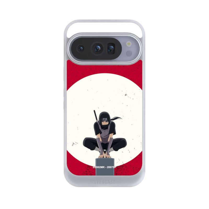 Pixel 10 Pro NIVOcore Itachi Uchiha symbol red background
