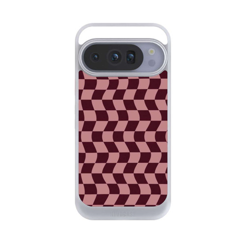 Google Pixel 10 Pro NIVOcore Schachbrett Rot-Rosa