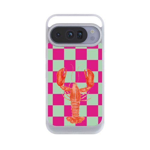 Google Pixel 10 Pro NIVOcore Pink Checkers Lobster