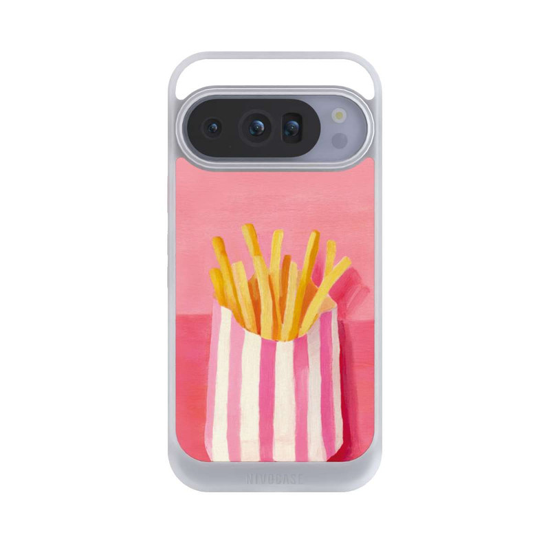 Pixel 10 Pro NIVOcore Retro Pommes Pink Watercolor
