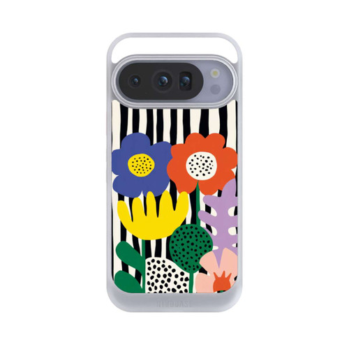 Google Pixel 10 Pro NIVOcore Flowers Striped Background