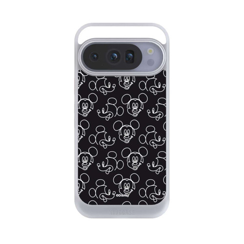 Google Pixel 10 Pro NIVOcore Disney Mickey Faces Black Line Art Pattern