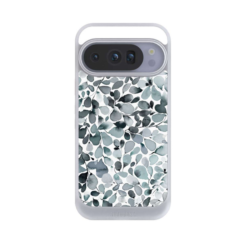 Pixel 10 Pro NIVOcore Eucalyptus Watercolor Leaves Grey