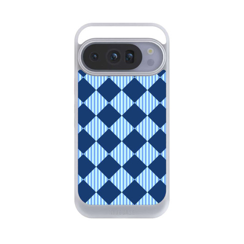 Google Pixel 10 Pro NIVOcore Rauten Muster Blau