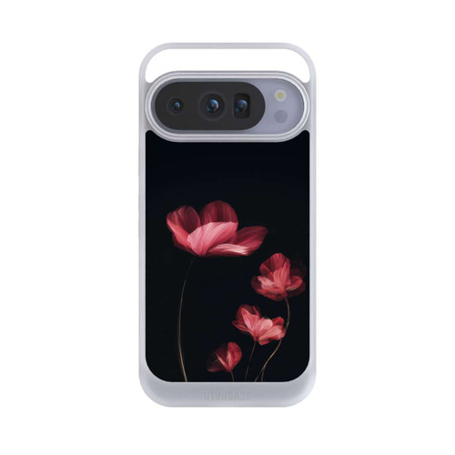Google Pixel 10 Pro NIVOcore Burgunder Blüten schwarz