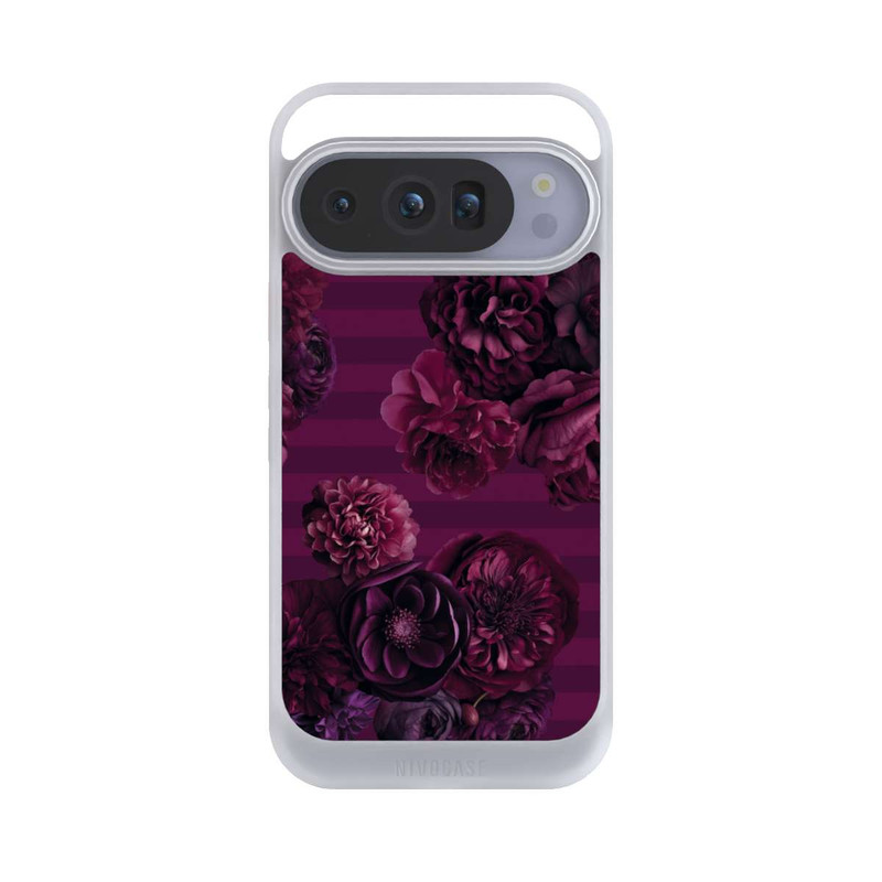 Pixel 10 Pro NIVOcore Majestic Baroque Blossom Dream Burgundy Pink with AI