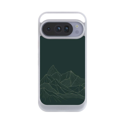 Google Pixel 10 Pro NIVOcore Berg Line Art Grün