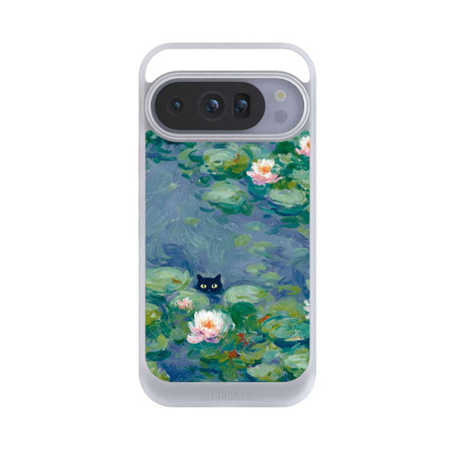 Google Pixel 10 Pro NIVOcore Katze im Teich Gemälde Impressionismus