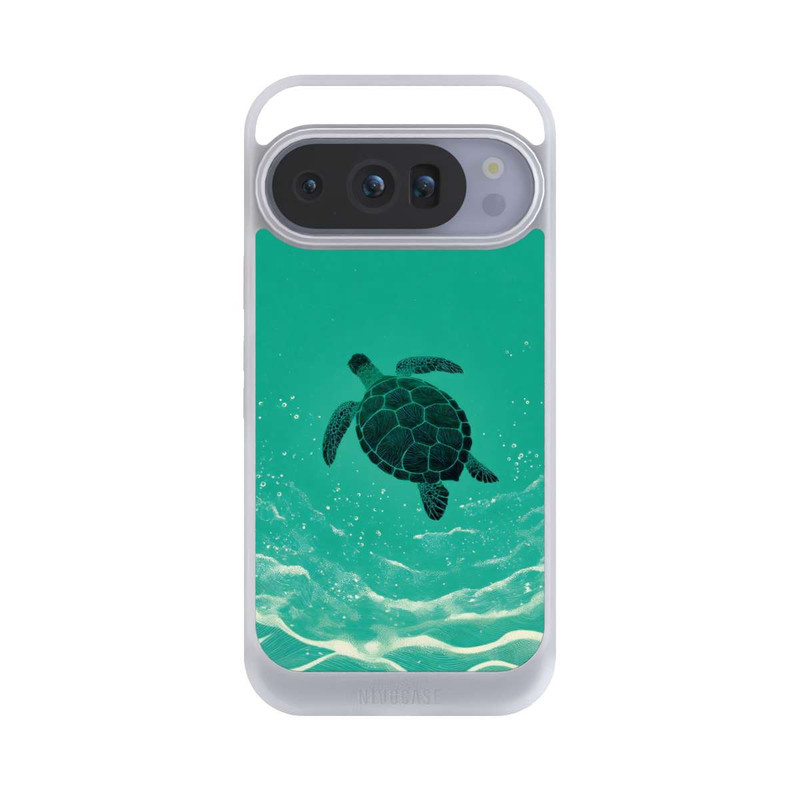 Pixel 10 Pro NIVOcore Turtle in the Ocean with AI
