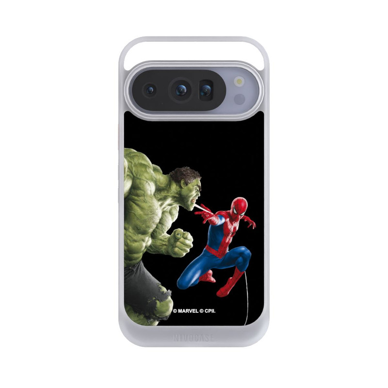 Pixel 10 Pro NIVOcore Spider-Man und Hulk