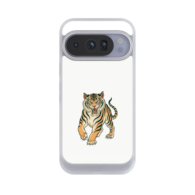 Pixel 10 Pro NIVOcore Tigre en colère avec IA