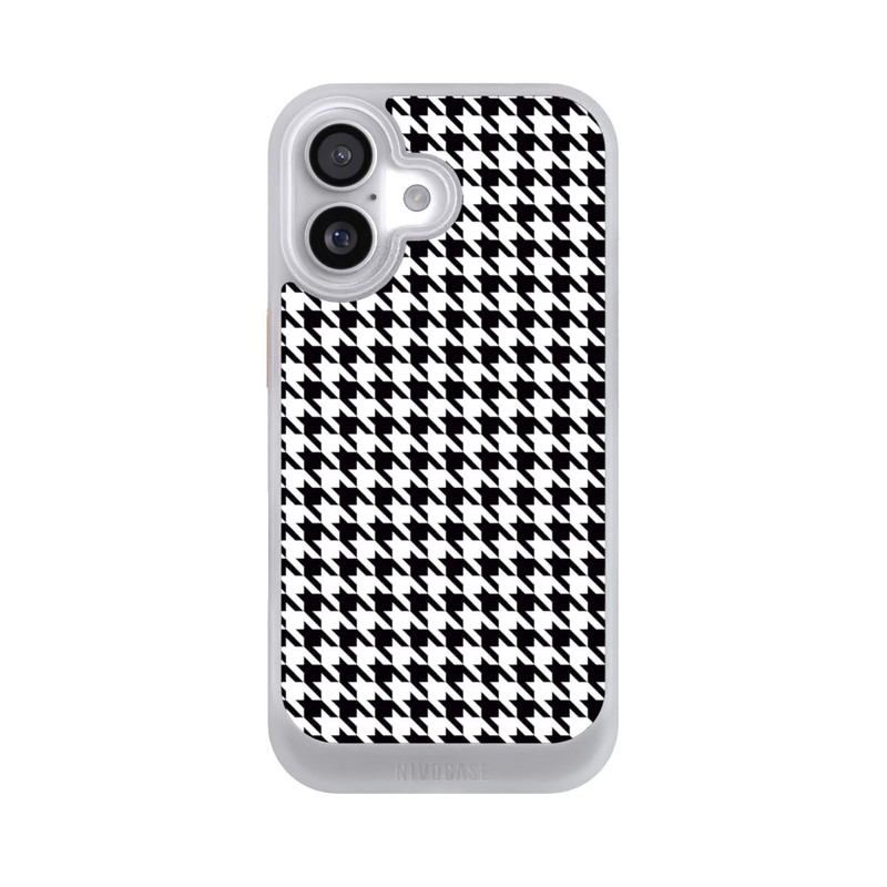 iPhone 17 NIVOcore Hahnentritt Schwarz Weiß