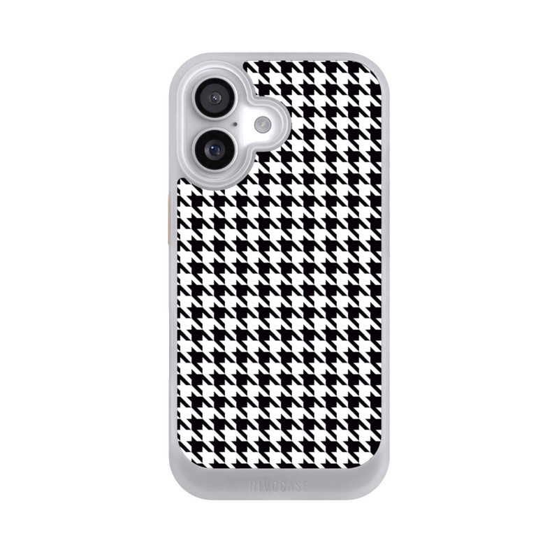 iPhone 17 NIVOcore Hahnentritt Schwarz Weiß