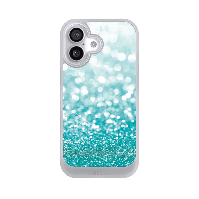 iPhone 17 NIVOcore Pluie de Paillettes Pétroles Look
