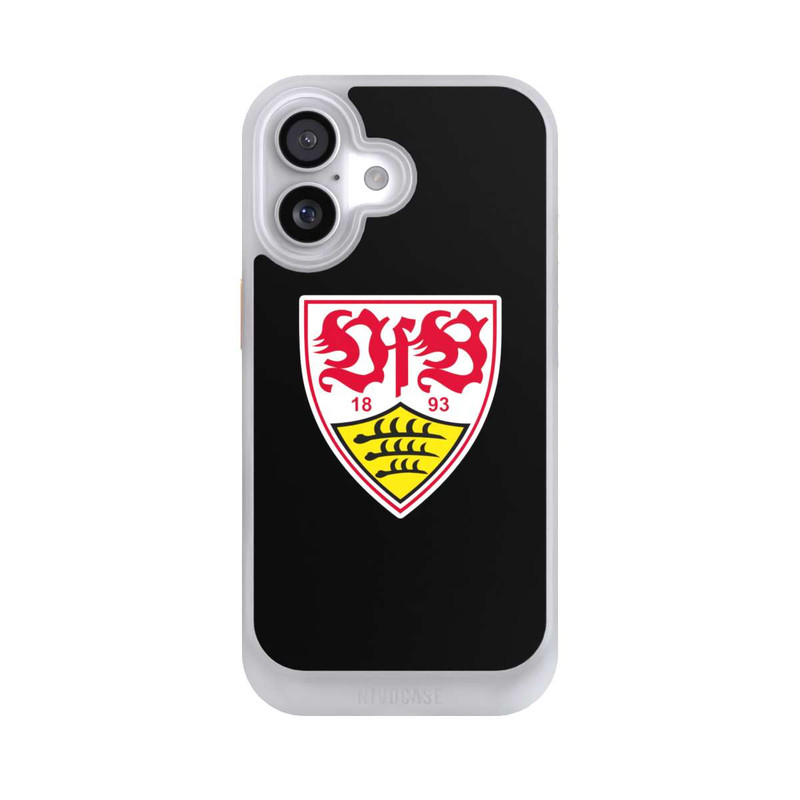 iPhone 17 NIVOcore VfB Stuttgart Wappen Schwarz