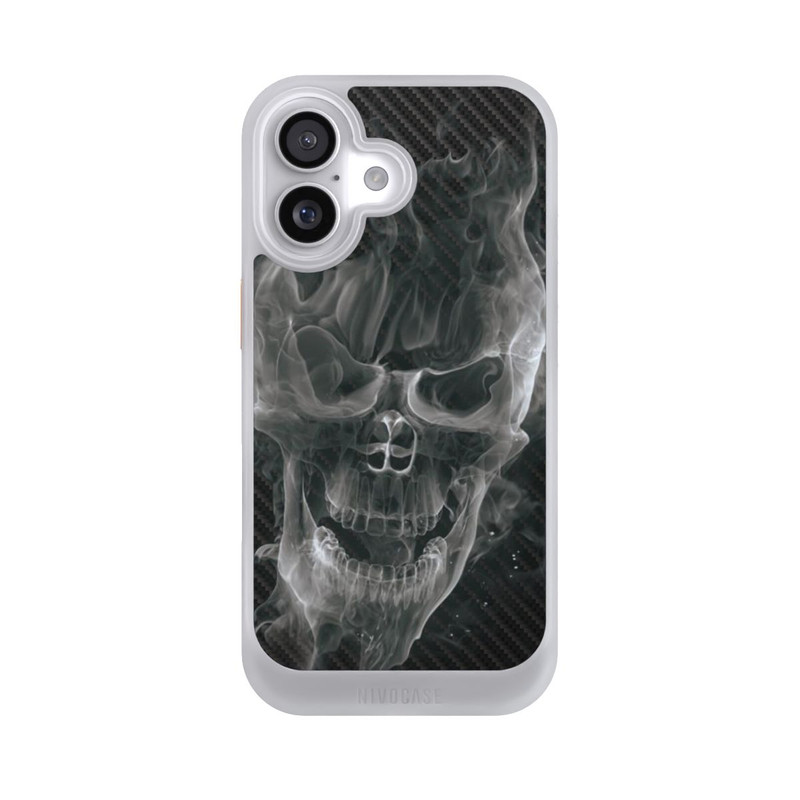 iPhone 17 NIVOcore Smoke Skull Carbon